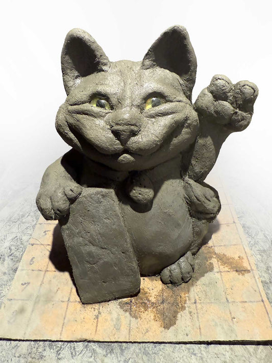 Raw Pal Tiya Premium cement clay sculpture before finishing
