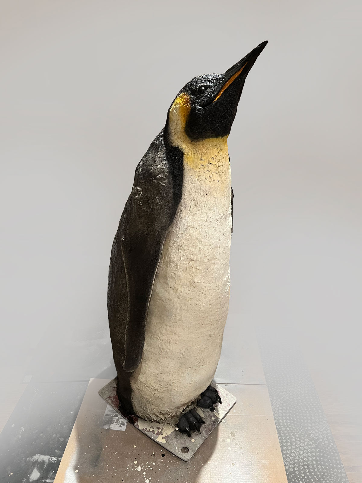 Emperor penguin made with Pal Tiya Premium on a white background